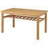【送料無料】テーブル棚付きダイニングテーブルHOT-522TNAシンプルで使いやすい【代引不可】