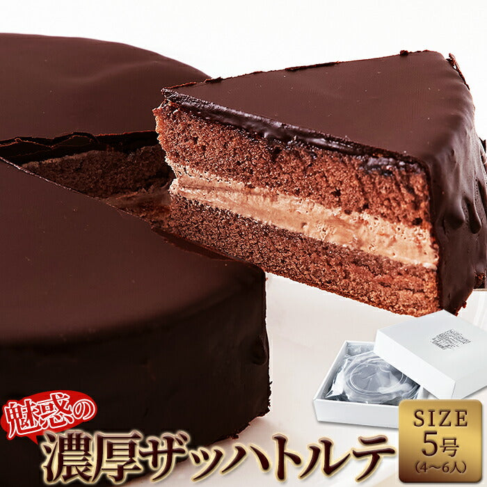 魅惑のザッハトルテ濃厚ザッハトルテチョコチョコレートケーキ5号ケーキデザートお菓子スイーツしっとり濃厚冷凍SM00010095【代引不可】【同梱不可】