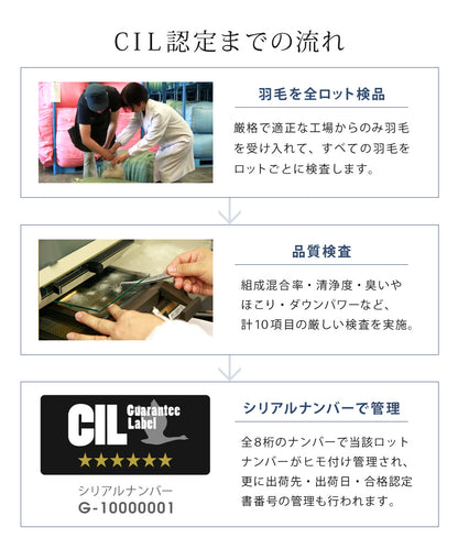 Sun Ruck 羽毛布団 ホワイトマザーグースダウン 95% 増量1.7kg 440dp 安心の日本製 アレルG加工 秋冬用 無地 抗菌 防臭 ダブル A784WZ