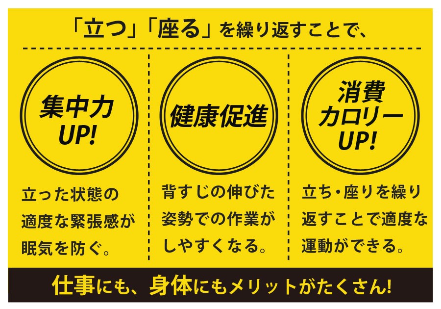Sun Ruck 昇降式テーブル ガス圧式 幅60cm キャスター付き 無段階昇降 高さ調節 伸縮 上下昇降 おしゃれ 昇降テーブル スタンディングテーブル リフティングテーブル パソコンデスク サイドテーブル SR-GLT010-BK