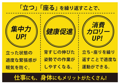 Sun Ruck 昇降式テーブル ガス圧式 幅60cm キャスター付き 無段階昇降 高さ調節 伸縮 上下昇降 おしゃれ 昇降テーブル スタンディングテーブル リフティングテーブル パソコンデスク サイドテーブル SR-GLT010-BK