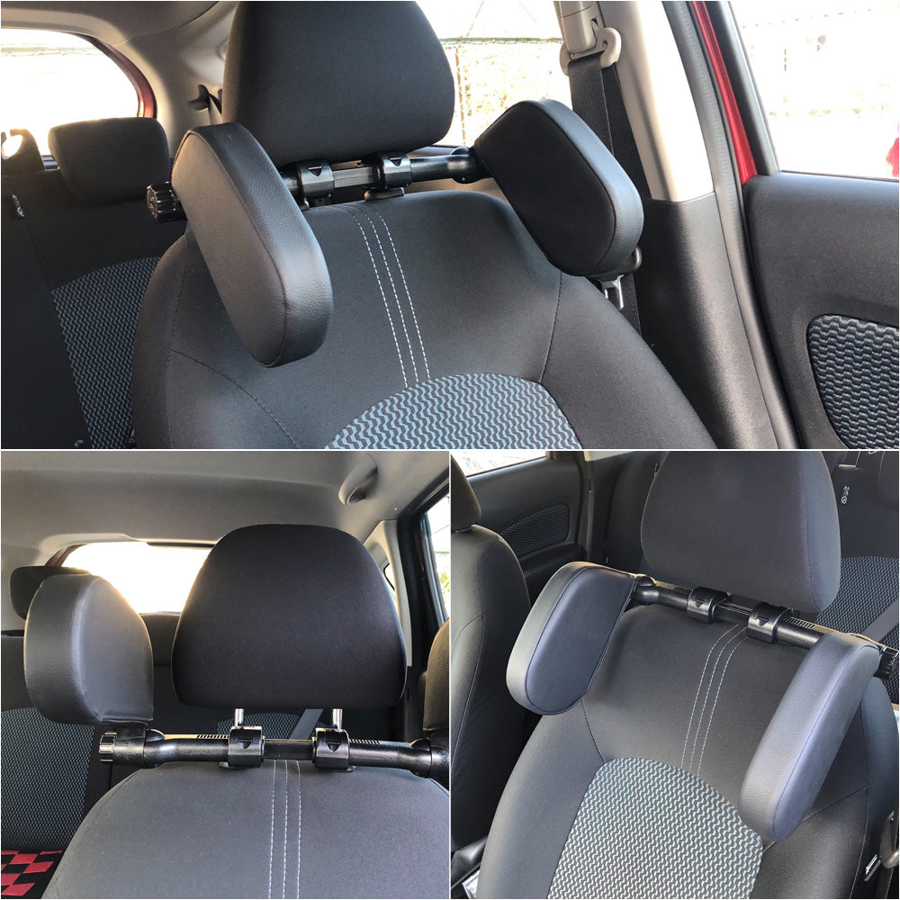 【当店限定180日延長保証】 Sun Ruck 車用ヘッドレスト ネックパッド ネッククッション 後付け ネックピロー SR-HR010-BK SR-HR010-BE