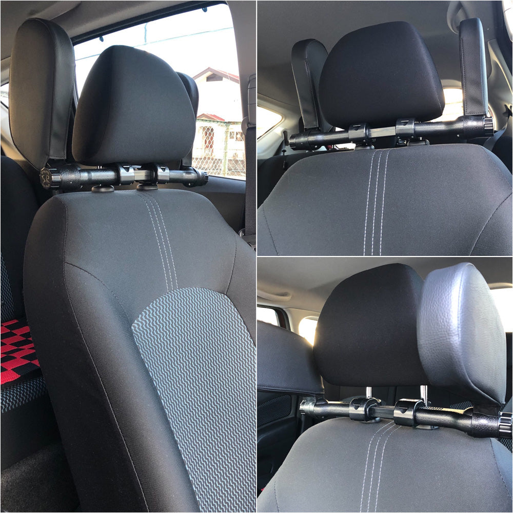 【当店限定180日延長保証】 Sun Ruck 車用ヘッドレスト ネックパッド ネッククッション 後付け ネックピロー SR-HR010-BK SR-HR010-BE