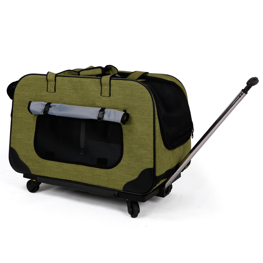 【当店限定180日延長保証】 Sun Ruck ペットキャリー 折りたたみ キャスター付き 小型犬 中型犬 猫 ハンドル付き ペットキャリーバッグ ペットキャリーカート ペットバッグ ペットカート ペット用品 SR-PCR01 犬用品 猫用品