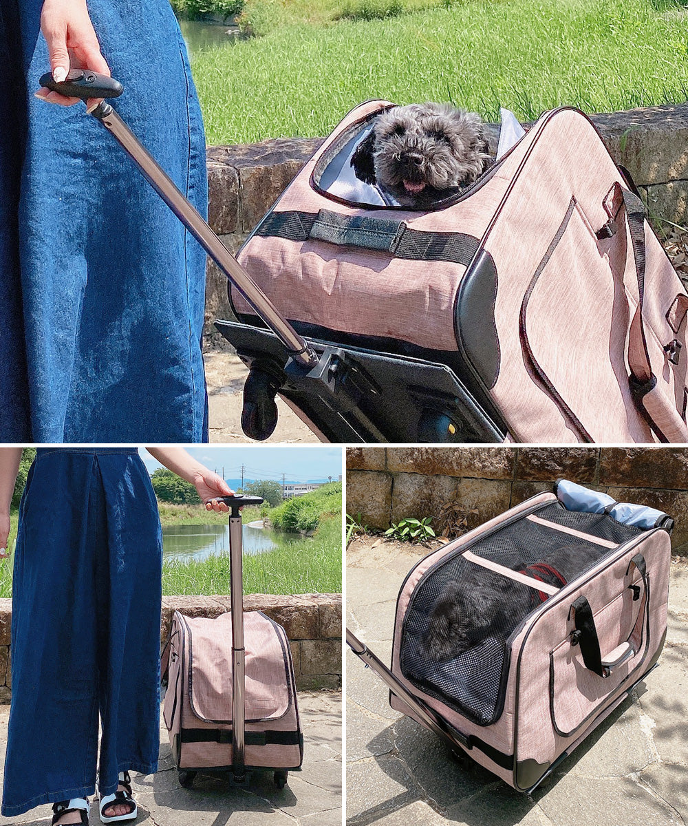 【当店限定180日延長保証】 Sun Ruck ペットキャリー 折りたたみ キャスター付き 小型犬 中型犬 猫 ハンドル付き ペットキャリーバッグ ペットキャリーカート ペットバッグ ペットカート ペット用品 SR-PCR01 犬用品 猫用品